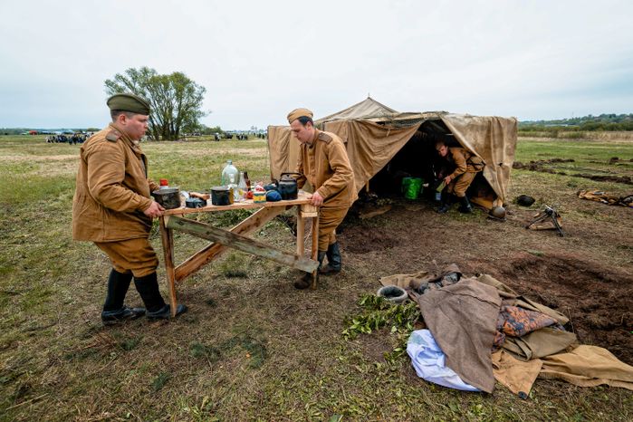 XIX Военно-исторический фестиваль "Огненная дуга" в Ступино