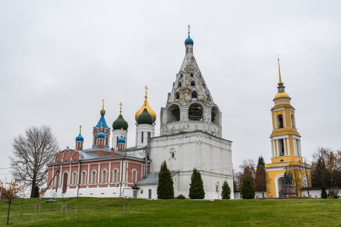 Осенние виды Коломны в Подмосковье