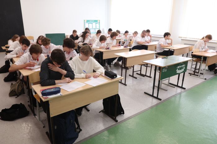 Занятия в пристройке к школе №16 в Орехово-Зуеве