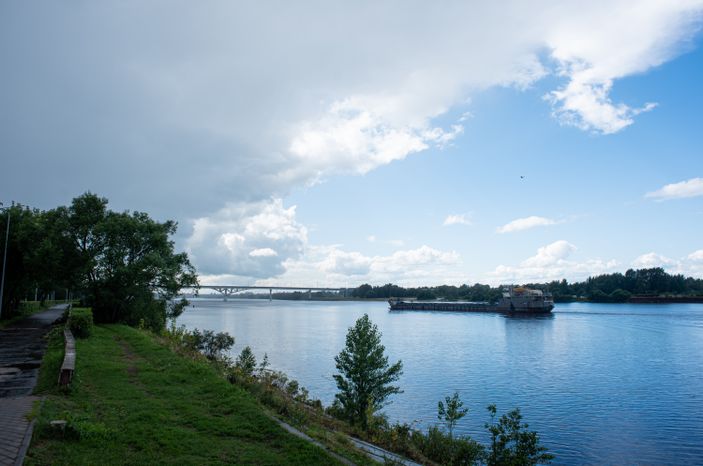 Летние виды города Дубна