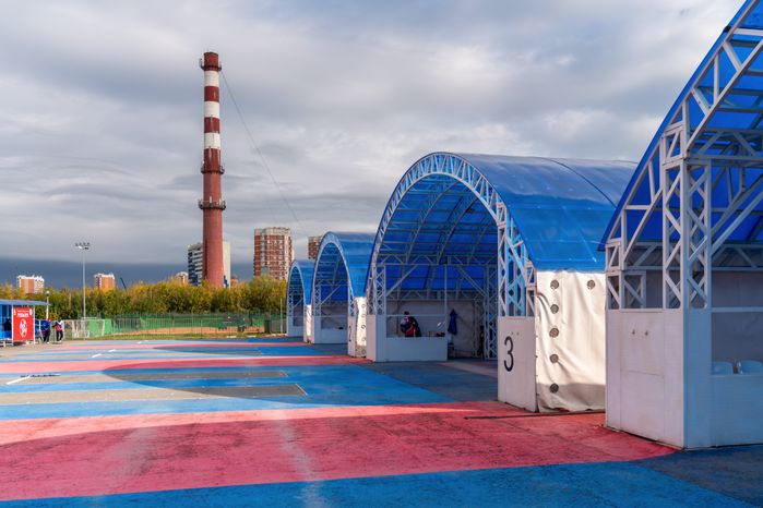 Соревнования по городошному спорту прошли в Центре городошного спорта в Подольске