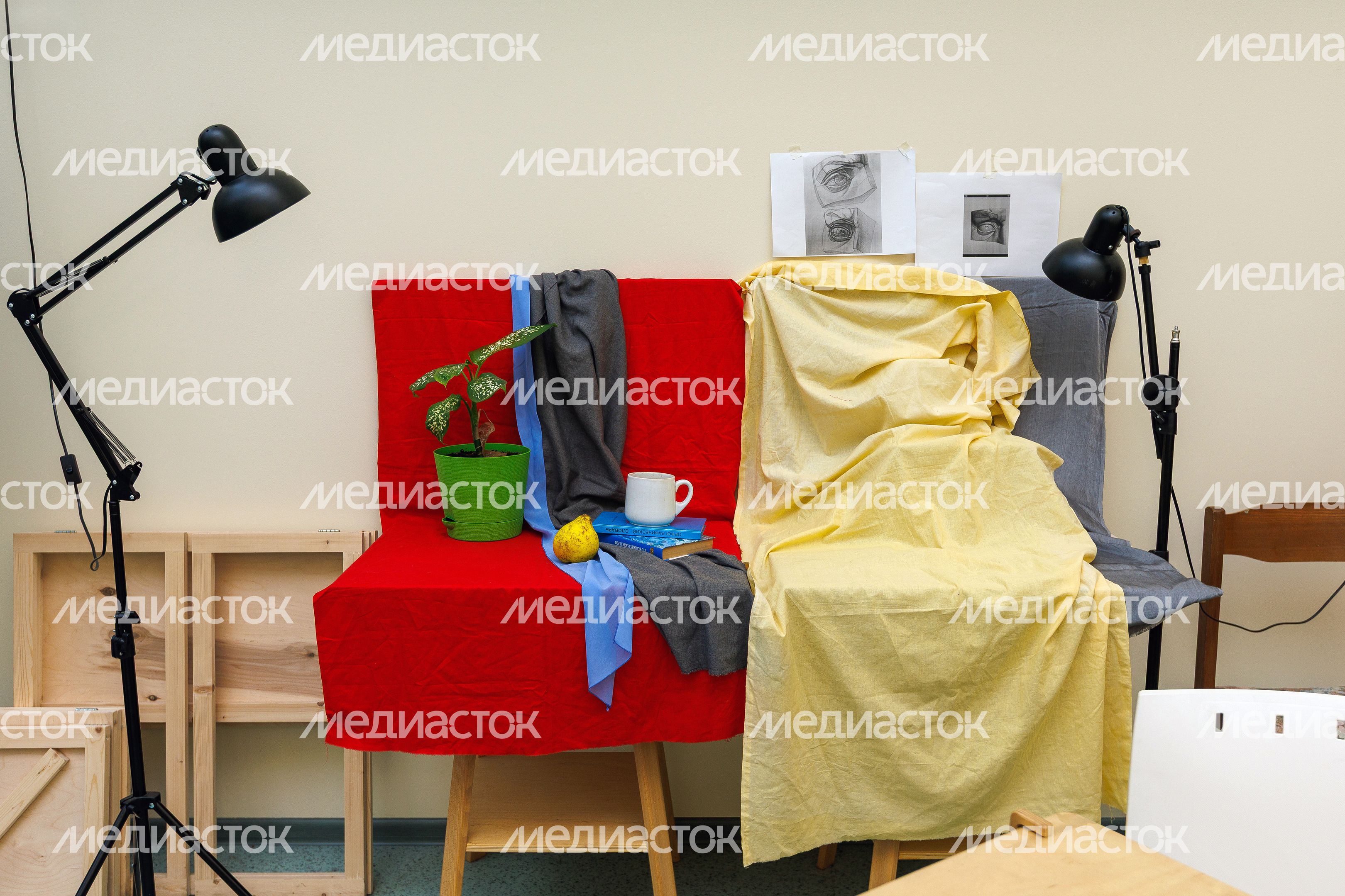 Кабинет изо Детской школы искусств после капитального ремонта в Королеве