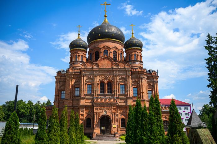 Гуслицкий Спасо-Преображенский мужской монастырь в городе Куровское Орехово-Зуевского округа