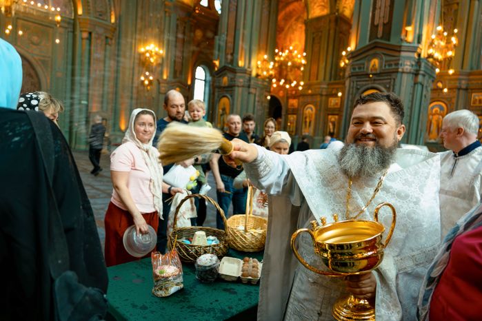 Пасха в Главном храме ВС РФ в Одинцовском округе