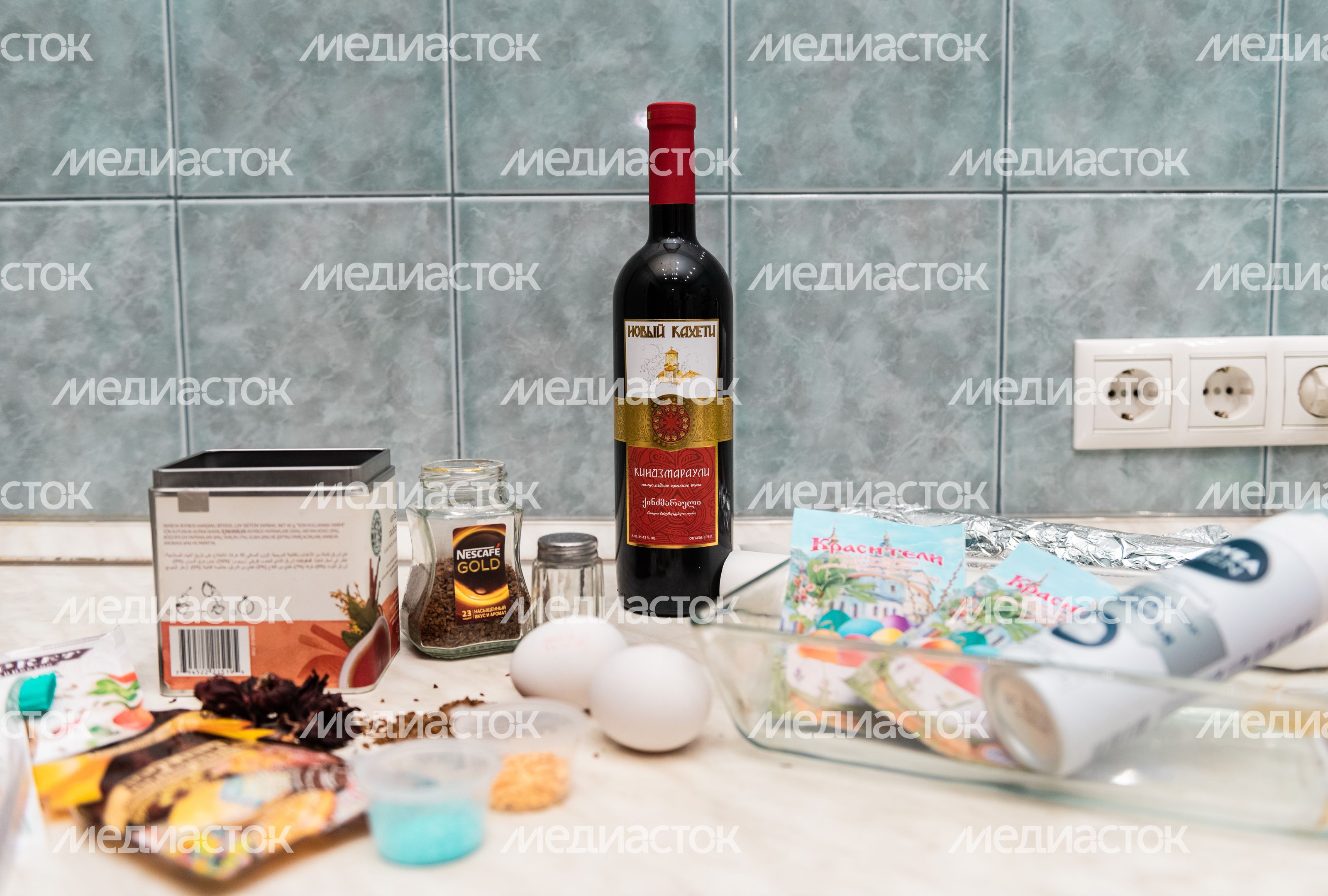Эксперимент РИАМО по окраске яиц к Пасхе