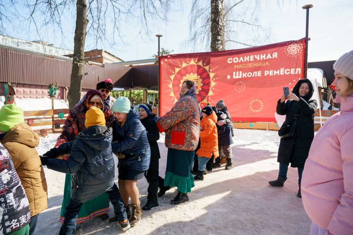 Широкая Масленица в Школе ремесел в Коломне