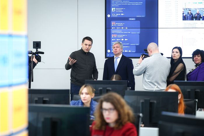 Губернатору Ульяновской области  представили Инфоцентр Подмосковья