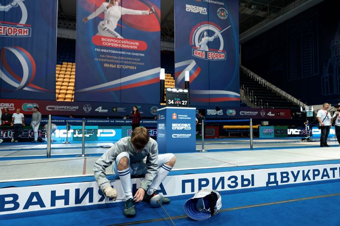 Турнир по фехтованию на саблях в Химках