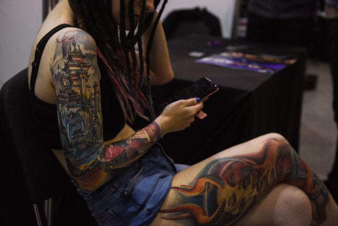 Открытие фестиваля «Russian Tattoo Expo» в Москве