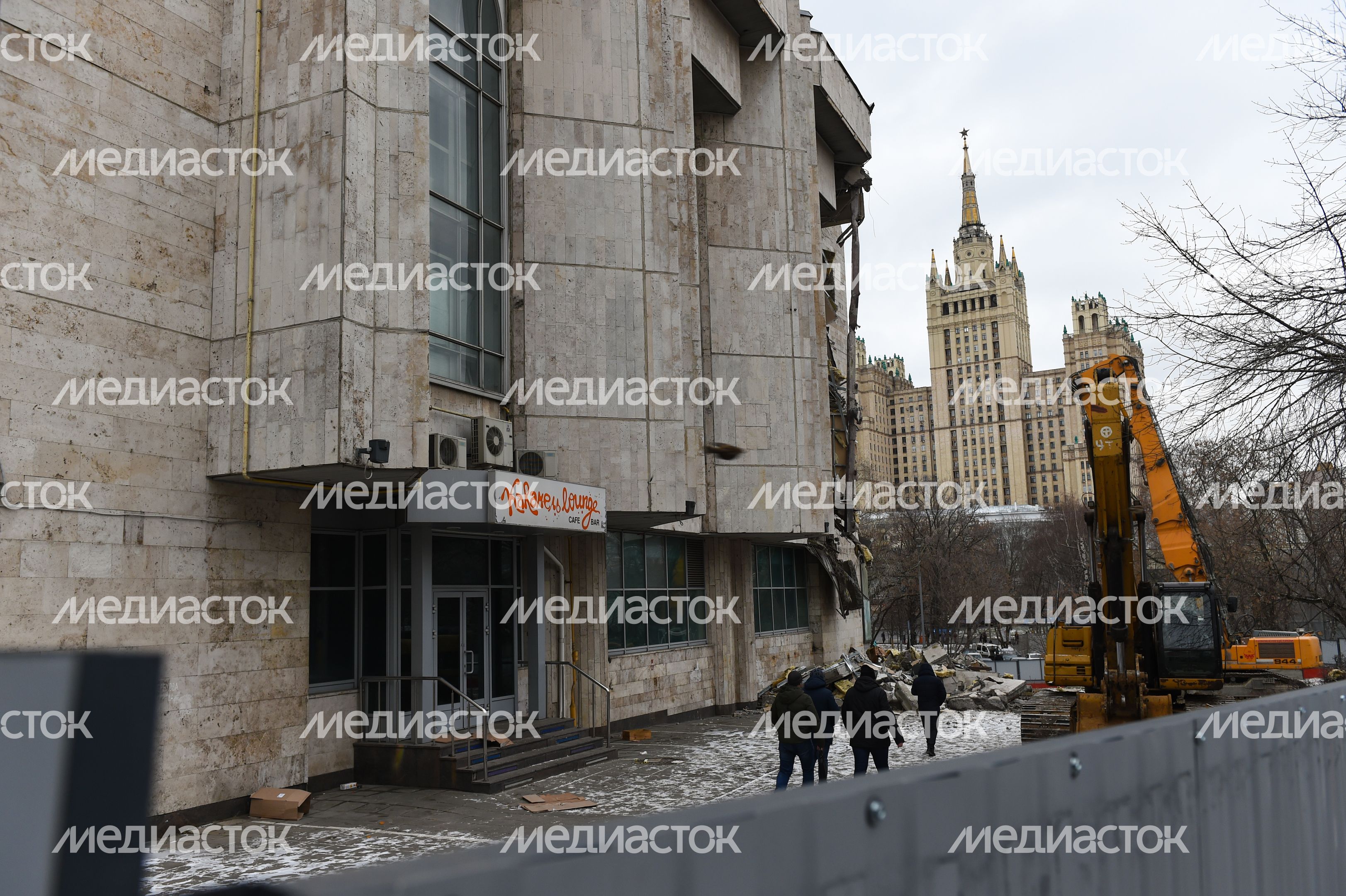 Снос кинотеатра «Соловей» в Москве