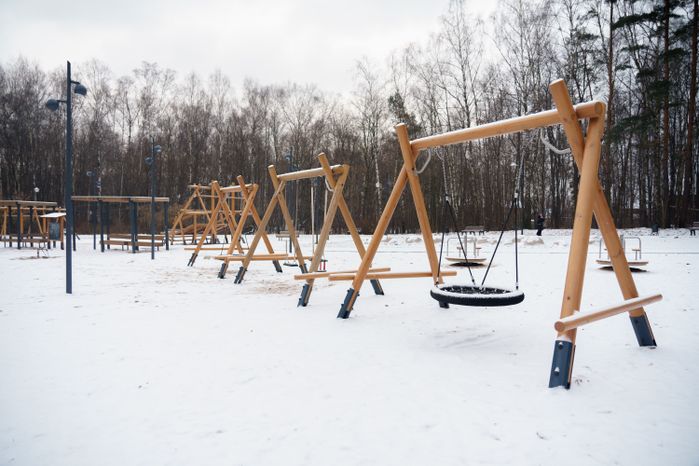 Люберцы. Томилинский лесопарк. Зима