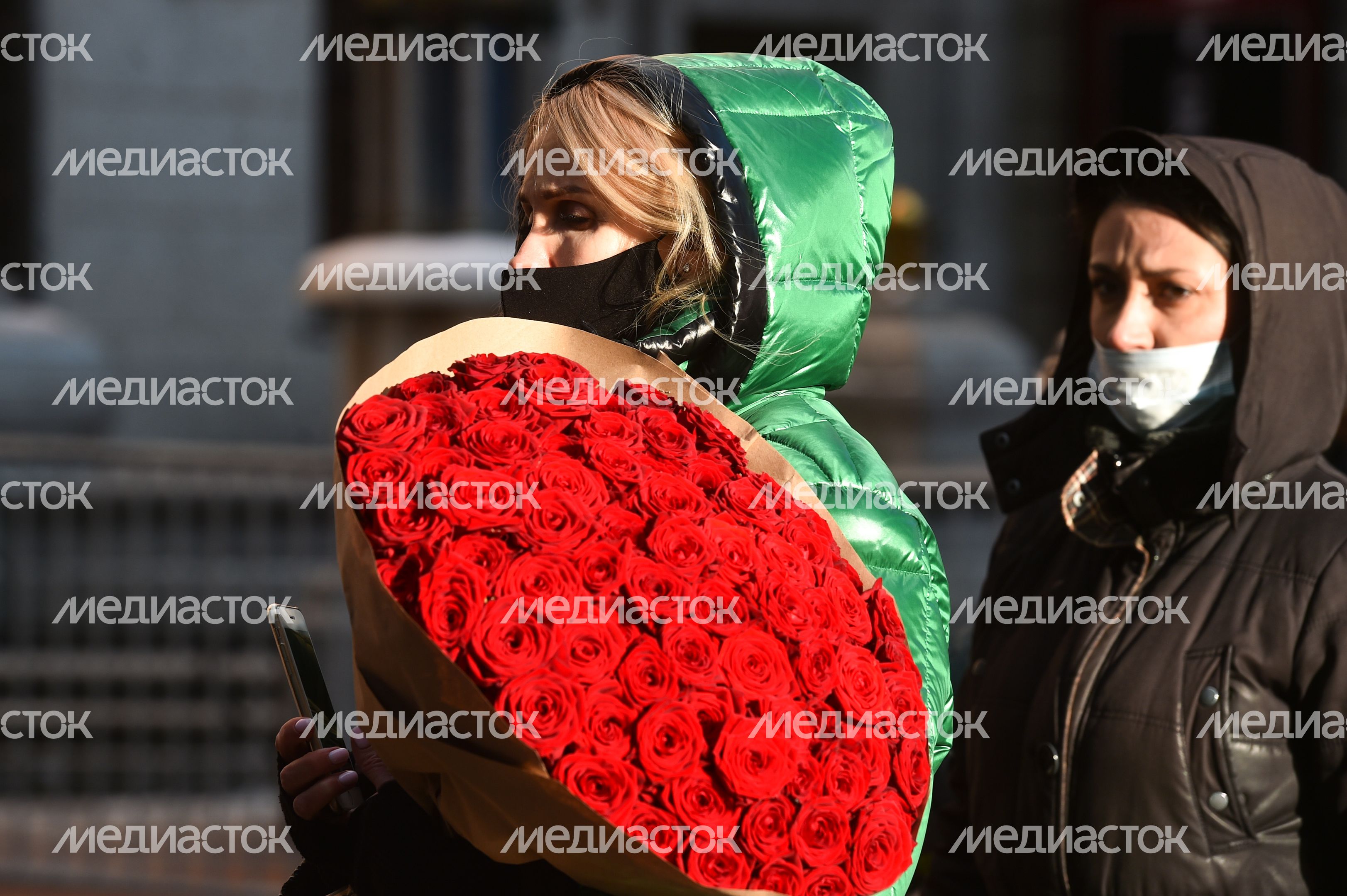Церемония прощания с актером Василием Лановым в московском театре имени Вахтангова