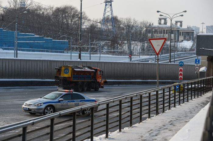 Тушинский тоннель затопило в Москве