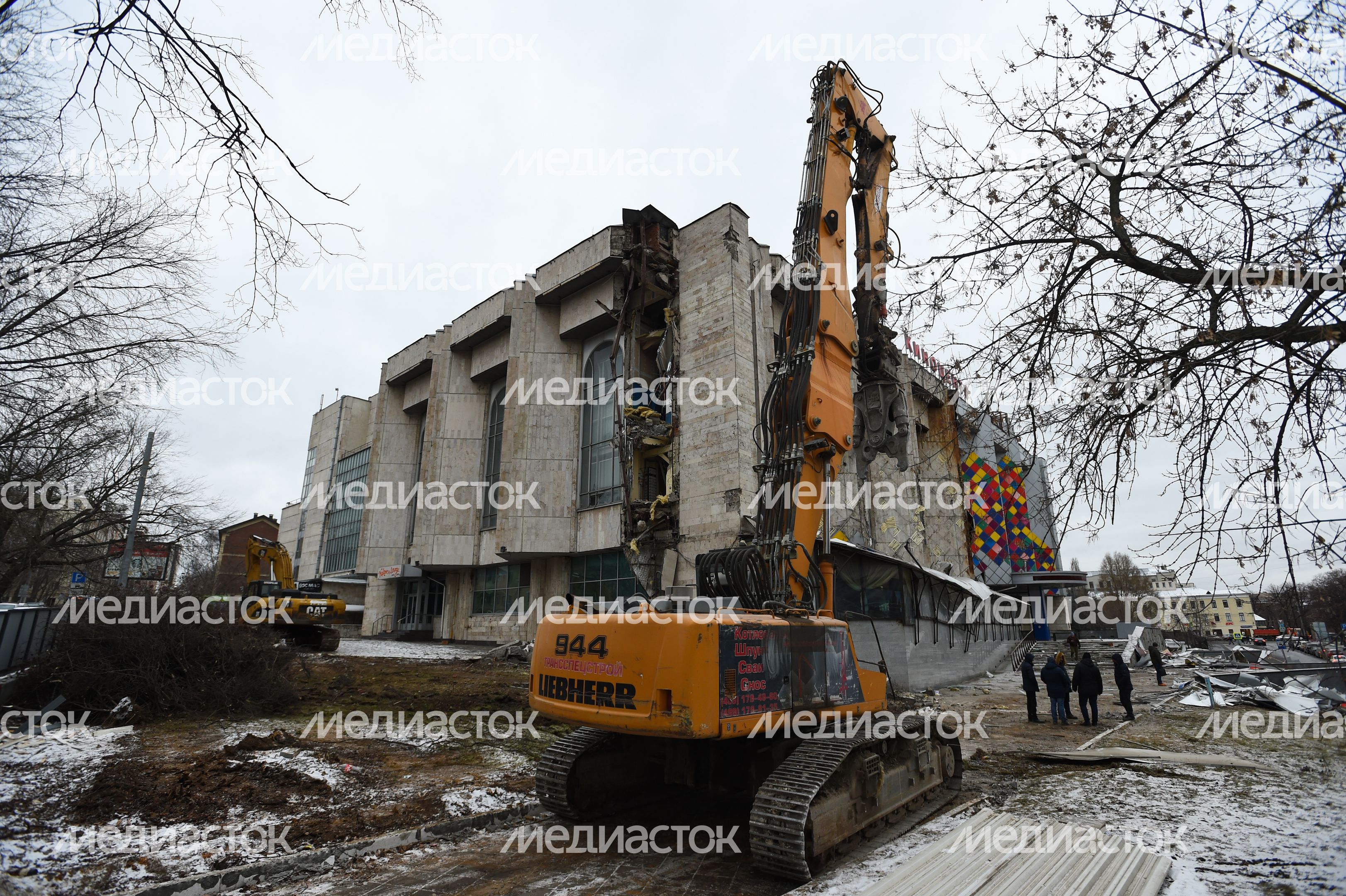 Снос кинотеатра «Соловей» в Москве