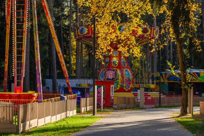 Жуковский парк культуры и отдыха осенью