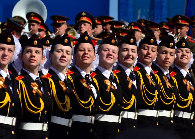Генеральная репетиция парада Победы на Красной площади