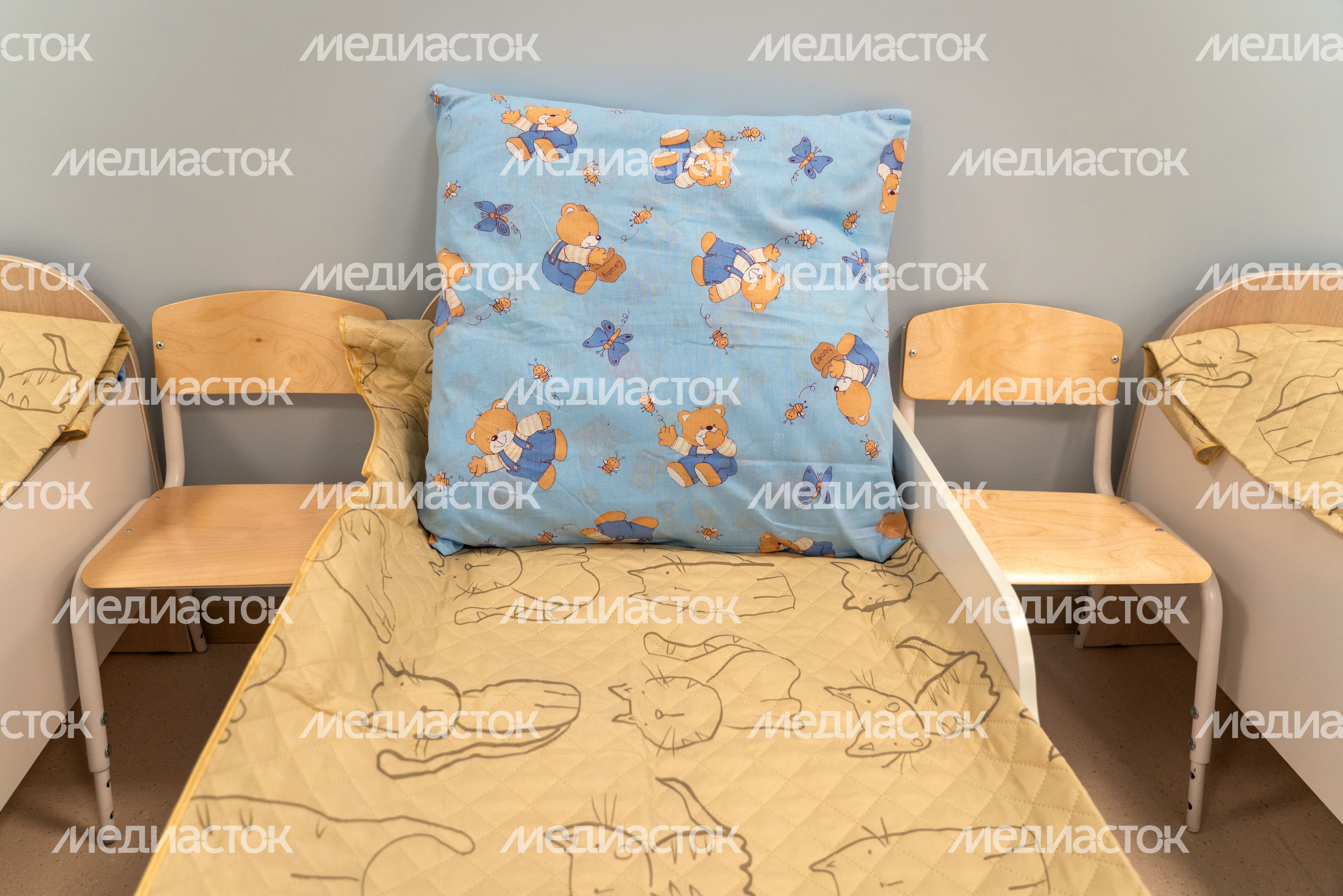Спальня в новом детском саду на 140 мест в микрорайоне Опалиха Красногорска