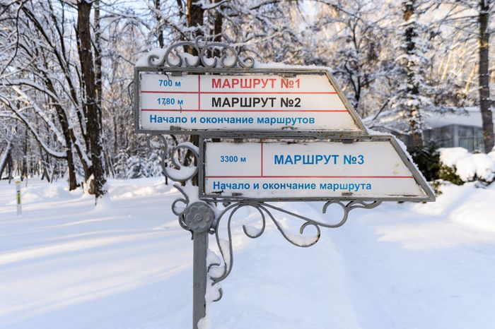 Красногорск. Усадьба «Архангельское». Зима
