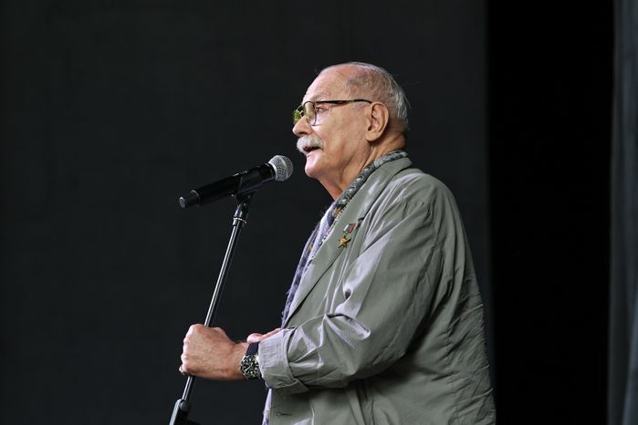 Никита Михалков на юбилейном фестивале "Мелиховская весна" в Чехове