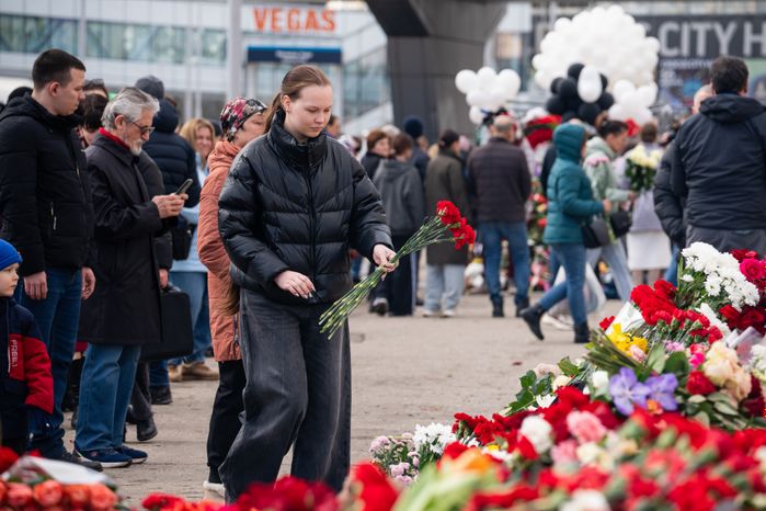Мемориал памяти погибших в «Крокус Сити Холле» в Красногорске