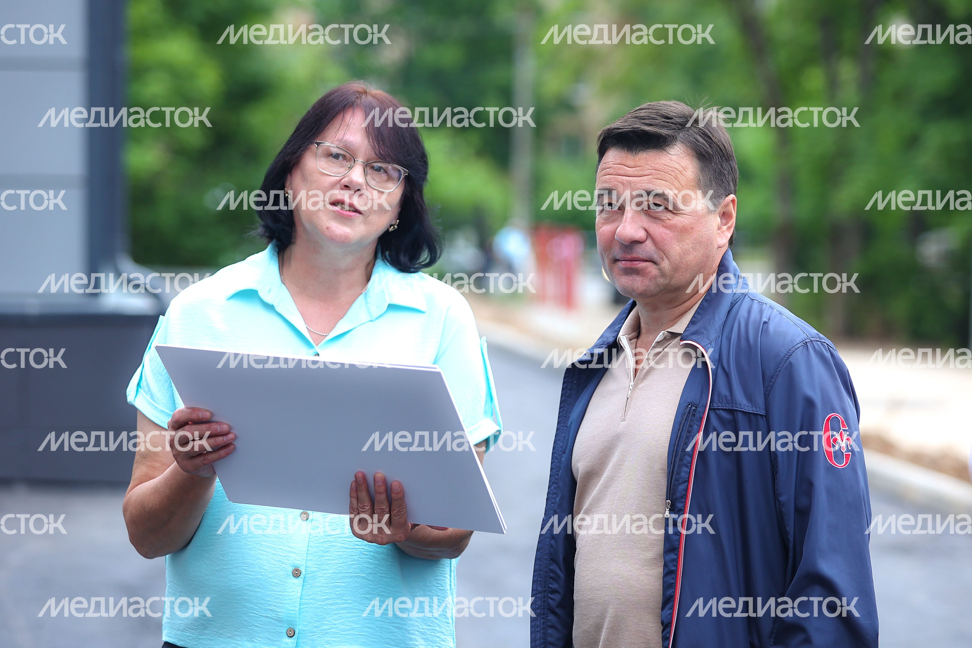 Посещение Губернатором Подмосковья школы №2 в Можайске