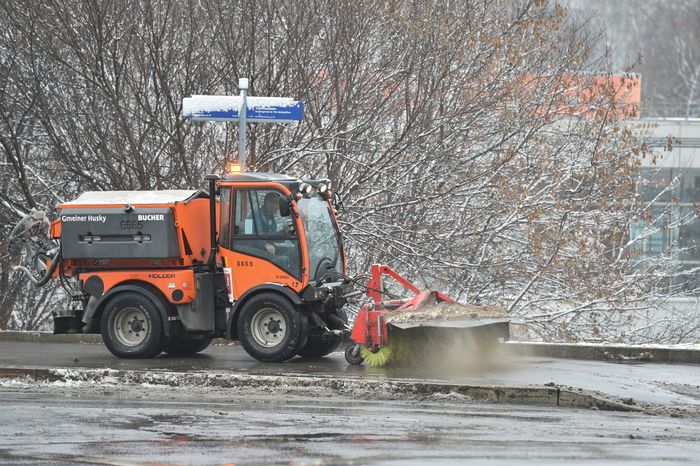 Снежная погода в Москве