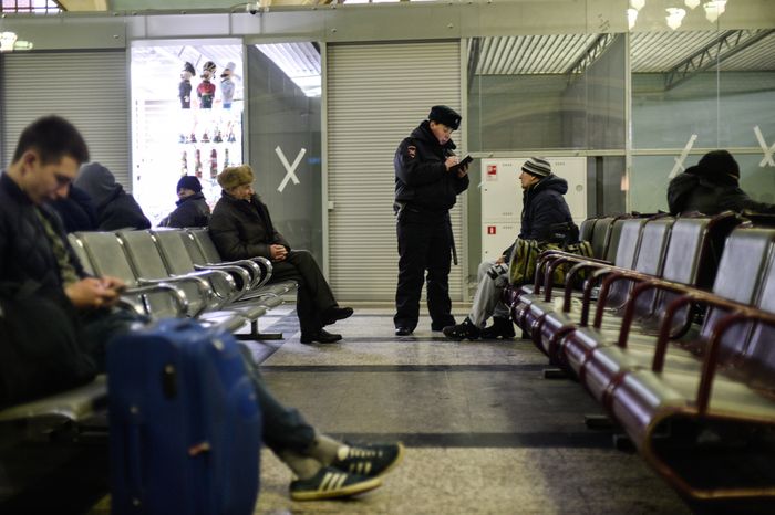  Работа Полиции на Казанском вокзале