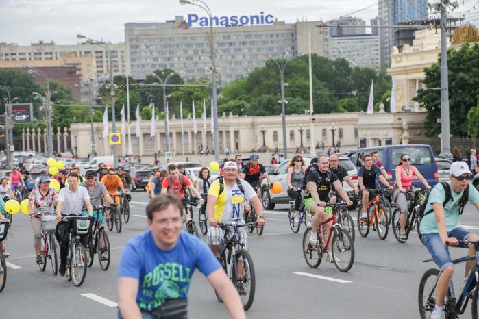 Велопарад в Москве