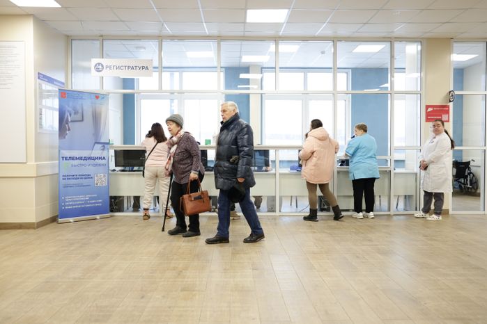 Центральная городская поликлиника в Лобне на 600 посещений в смену