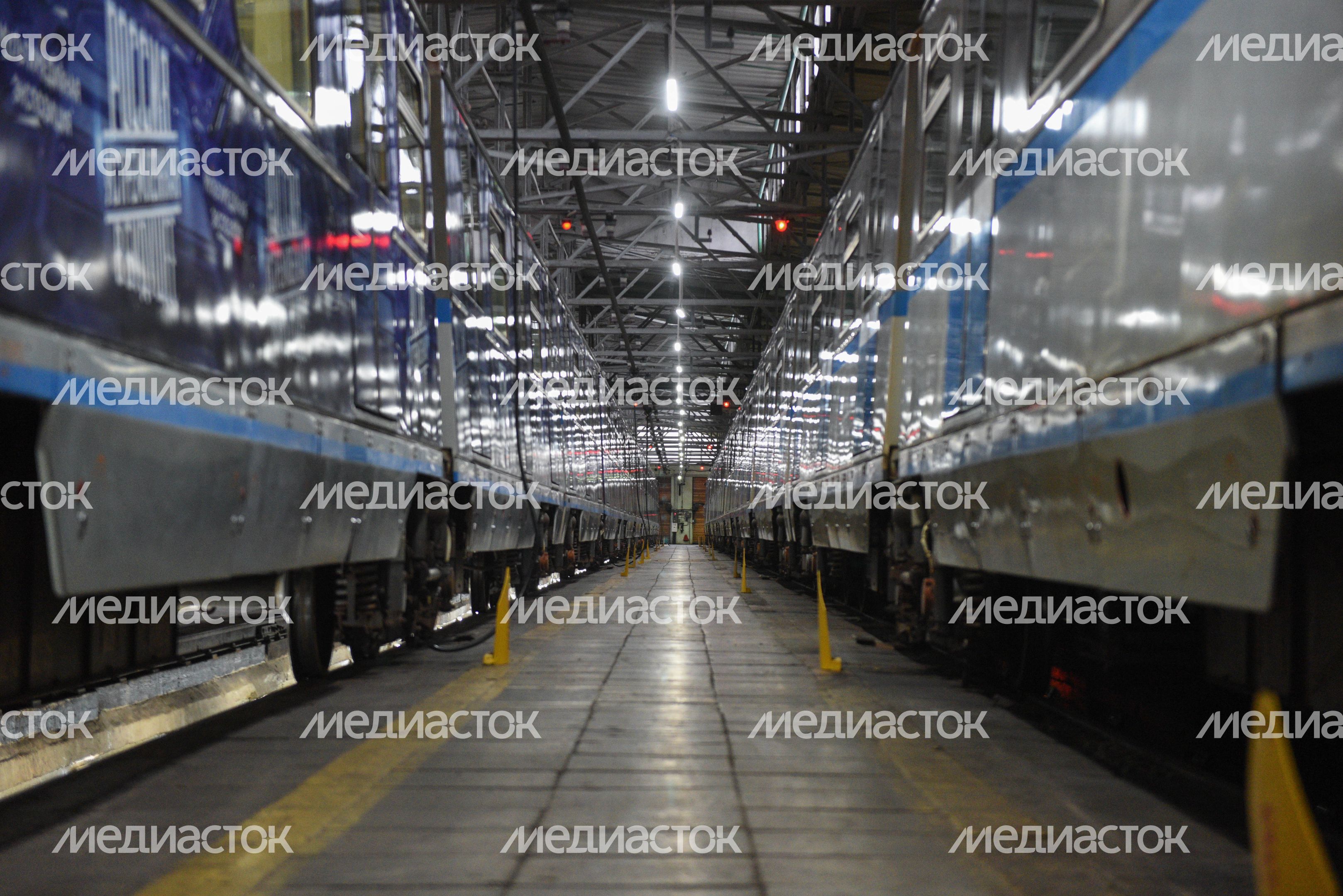 Запуск поезда «Россия, устремленная в будущее» в метро Москвы