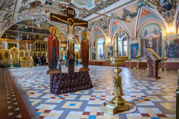 Сергиев Посад. Свято-Троицкая Сергиева лавра. Зима
