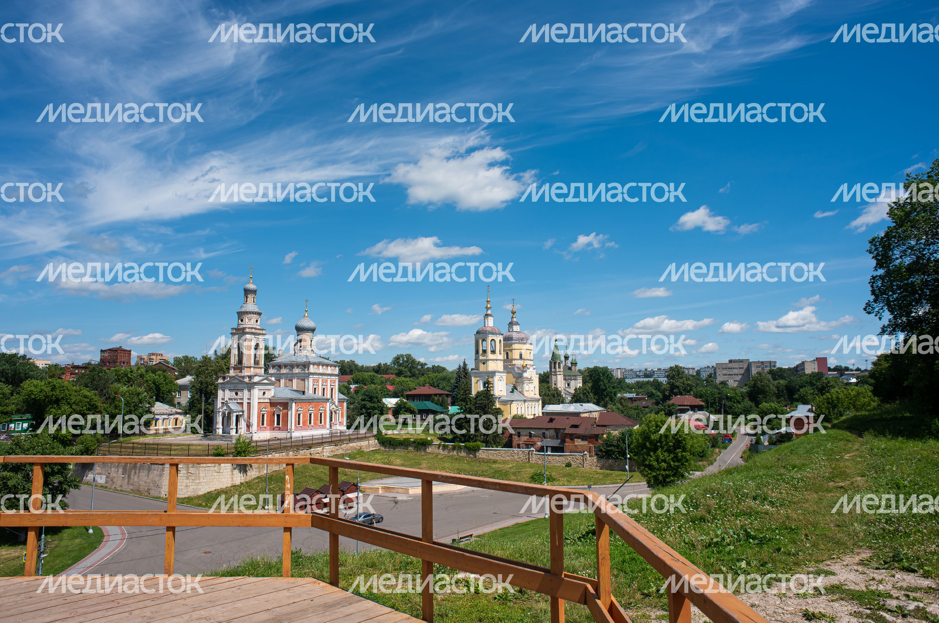 Летние виды города Серпухов