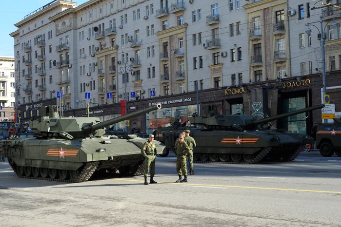 Генеральная репетиция парада Победы на Красной площади