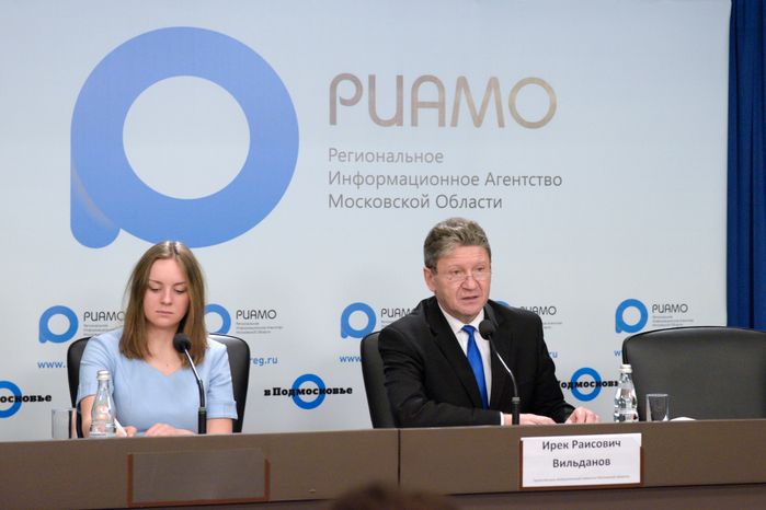 Пресс-конференция Ирека Вильданова в РИАМО