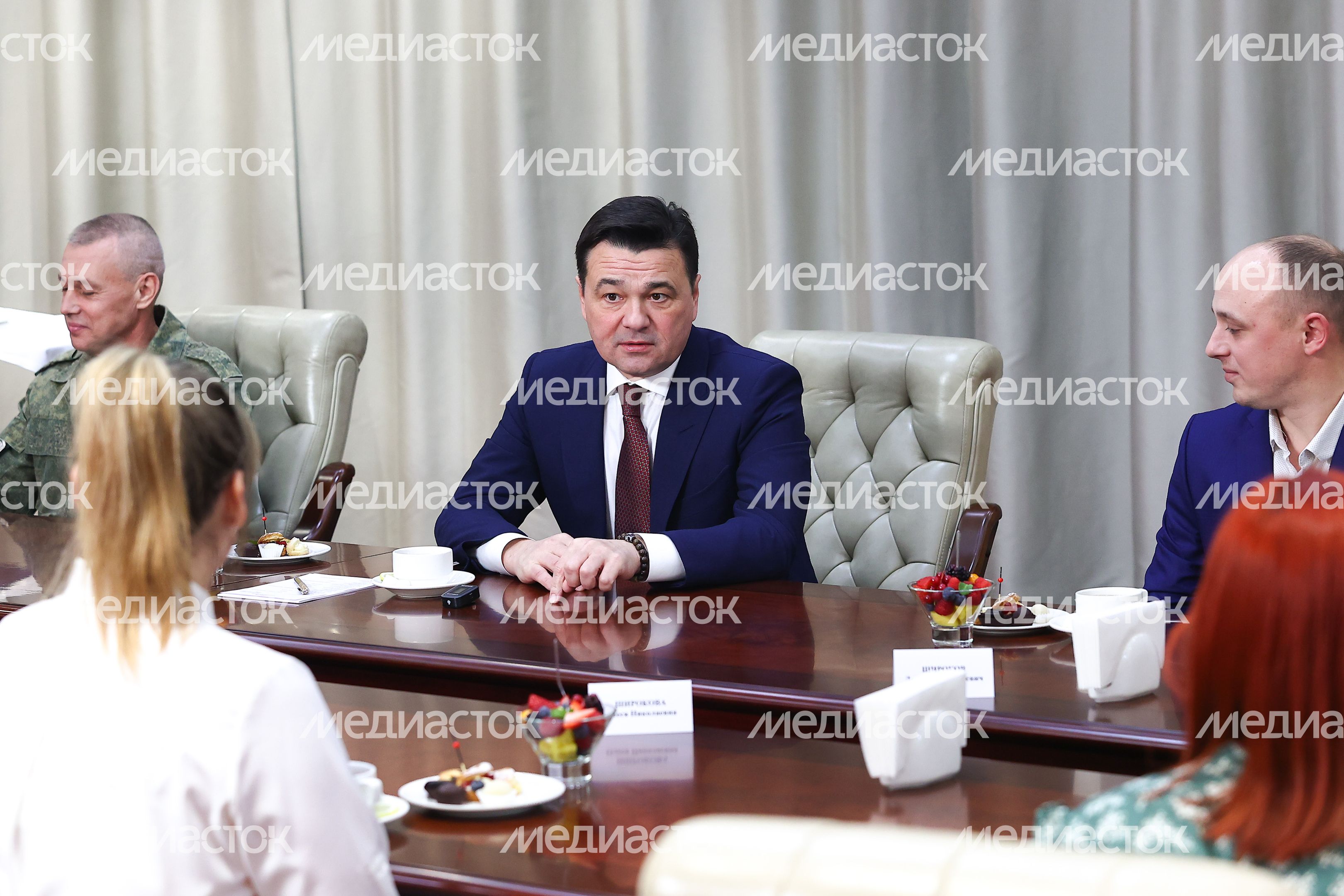 Вручение губернатором Подмосковья государственных наград участникам СВО