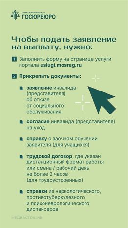 Выплаты на уход за инвалидами вертикаль 06