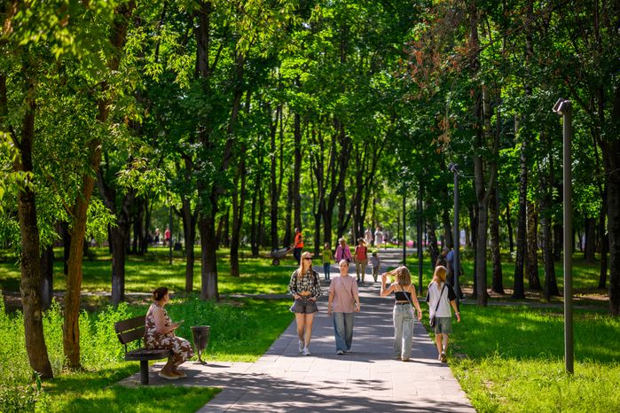 Лето в Наташинском парке Люберец