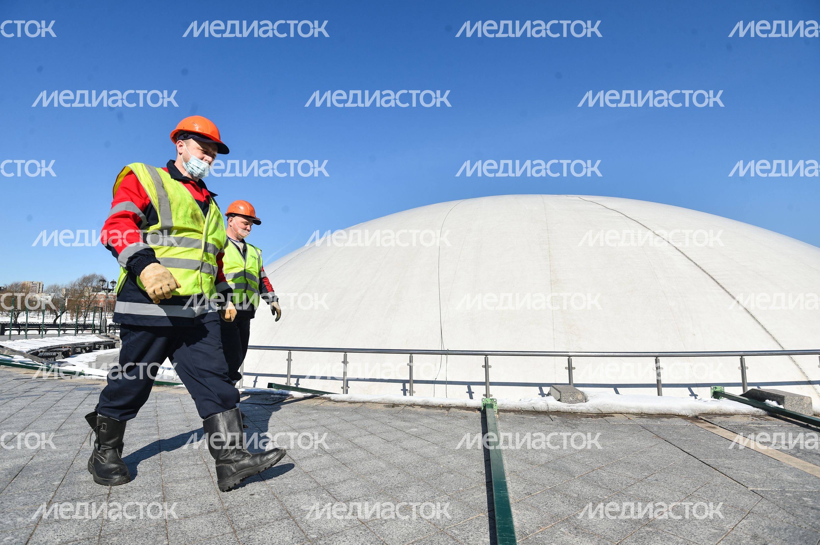 Расконсервация музыкального фонтана в музее-заповеднике «Царицыно»
