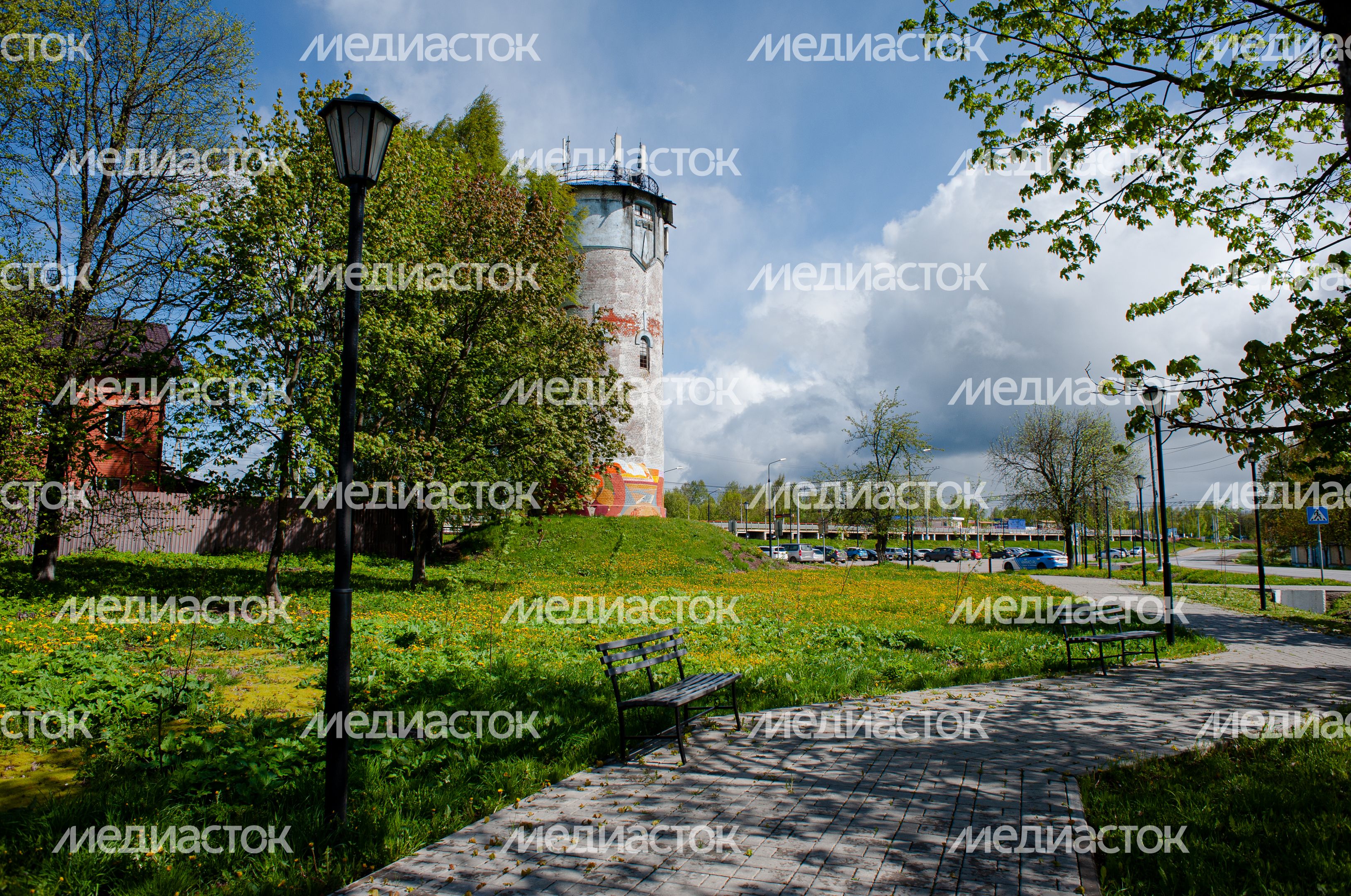Весенние виды города Хотьково