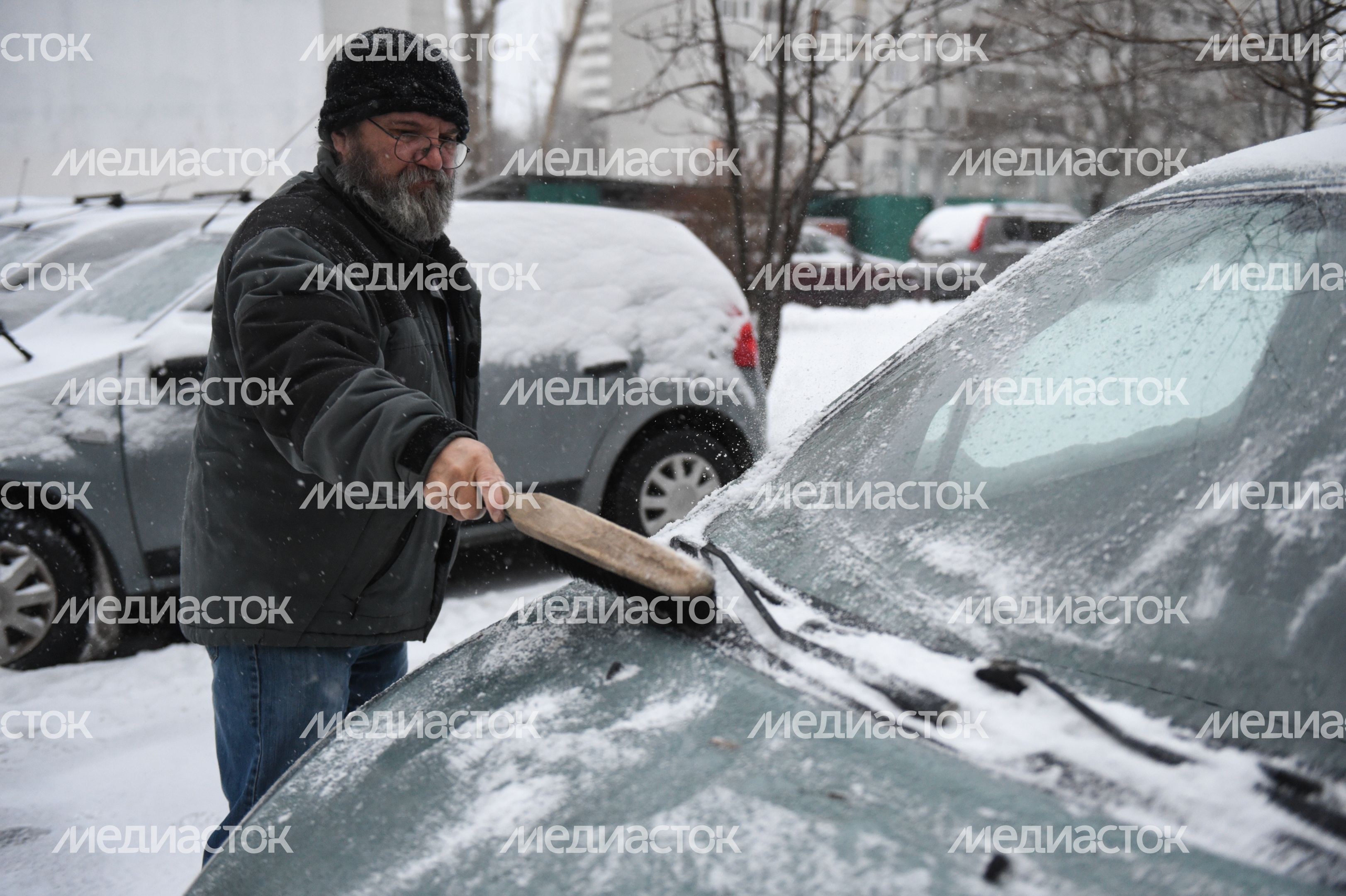 Снегопад в Москве