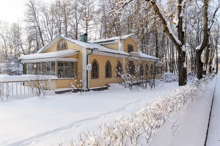 Красногорск. Усадьба «Архангельское». Зима