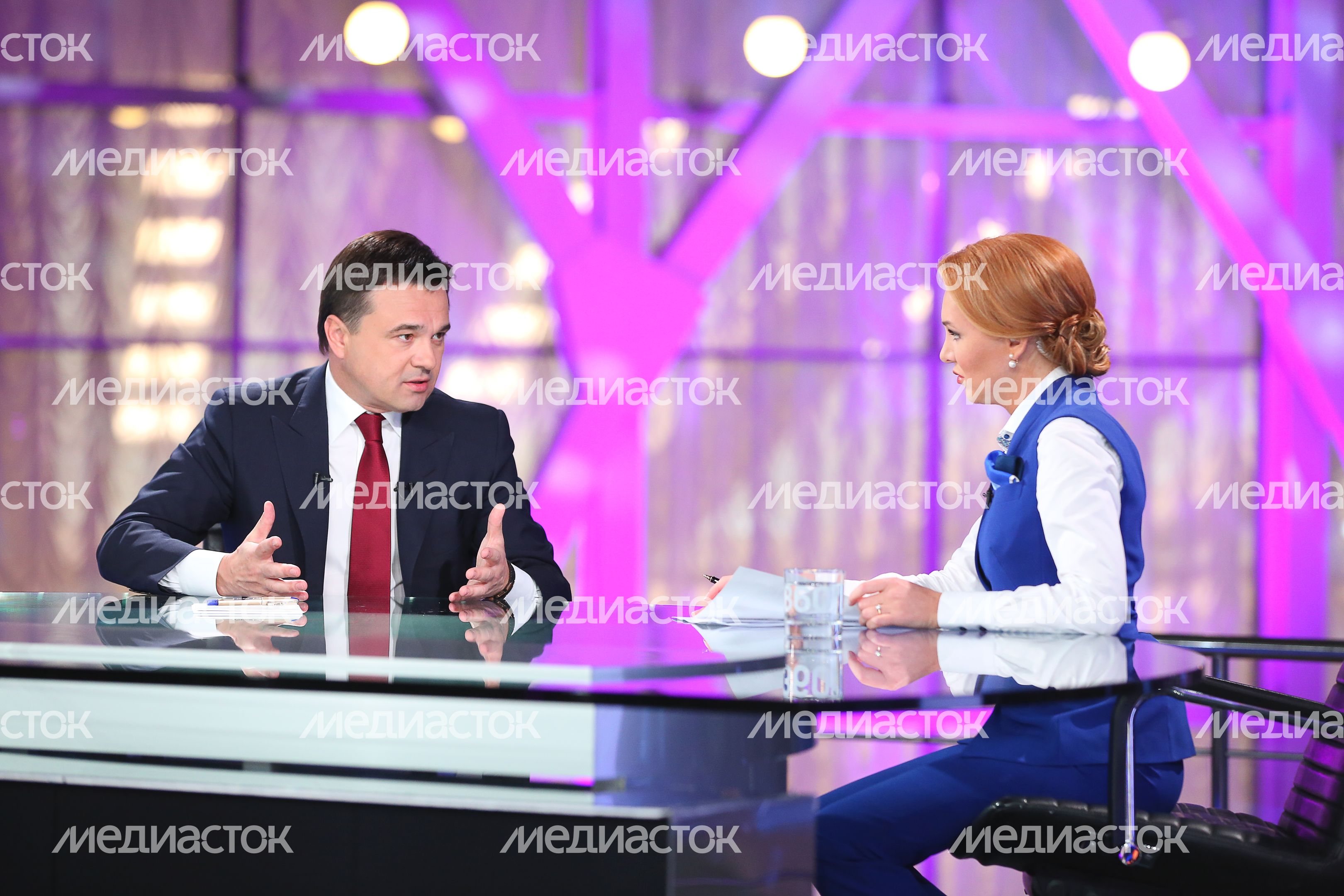 А. Воробьев в прямом эфире телеканала «360° Подмосковье»