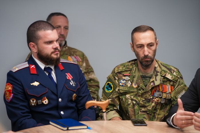 Встреча с участниками СВО - победителями предварительного голосования "Единой России"