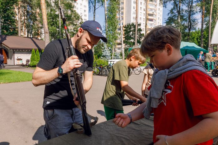 Спортивные мероприятия провели для молодежи на патриотическом фестивале «Гордость поколений» в Ногинске Богородского округа