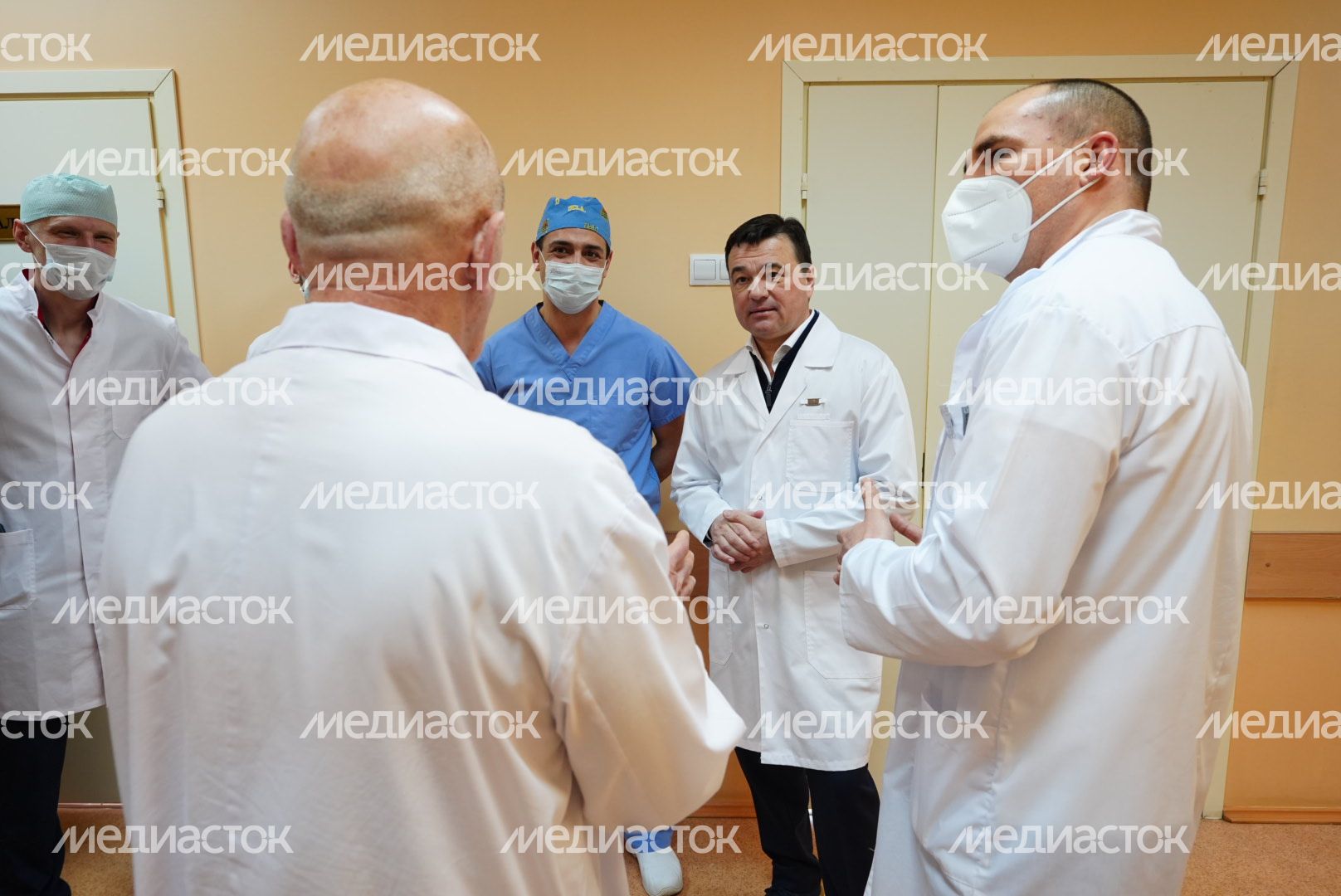 Посещение Губернатором Подмосковья Воскресенской областной больницы