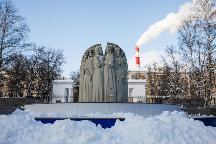 Мытищи. Парк Мира. Зима