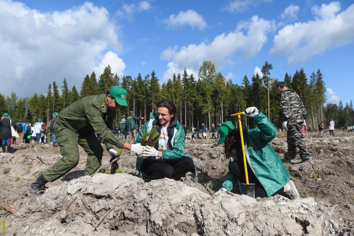 Ежегодная экологическая акция «Наш лес. Посади свое дерево» в Одинцовском городском округе
