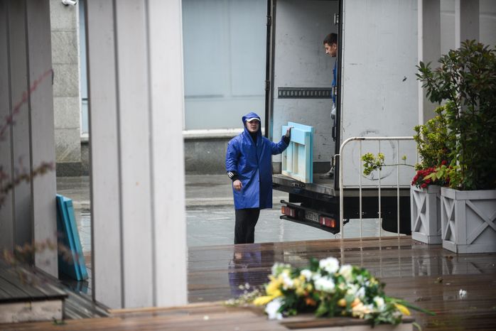 Подготовка площадок нового фестиваля Московское Лето Цветочный Джем