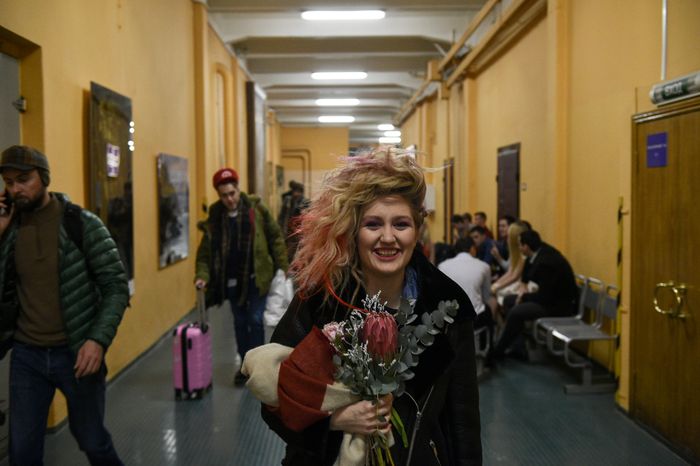 Запись "Новогодней ночи" на "Первом канале"