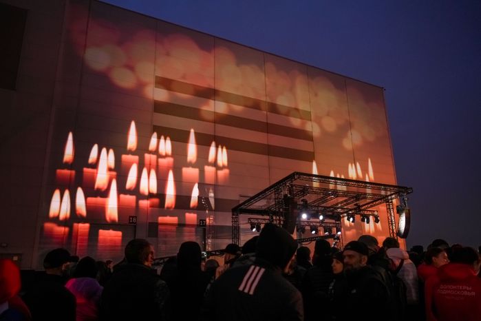Акция памяти «Журавли» прошла на девятый день после теракта в "Крокус Сити Холле"